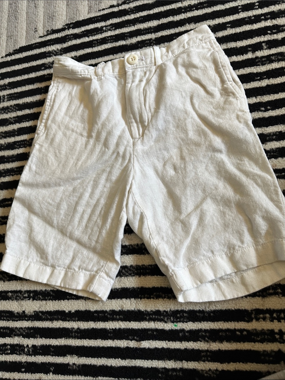 Crewcuts White Boys' Flat-Front Casual Shorts